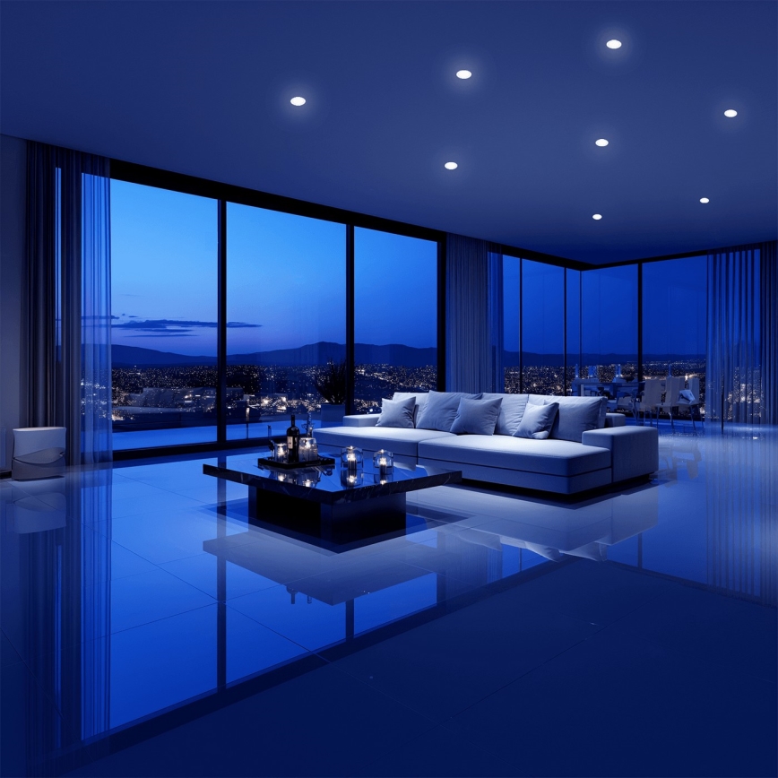 Aigostar - LED RGBW prigušiva ugradna plafonska lampa za kupatilo MESH Smart LED/9W/230V 2700-6500K IP44