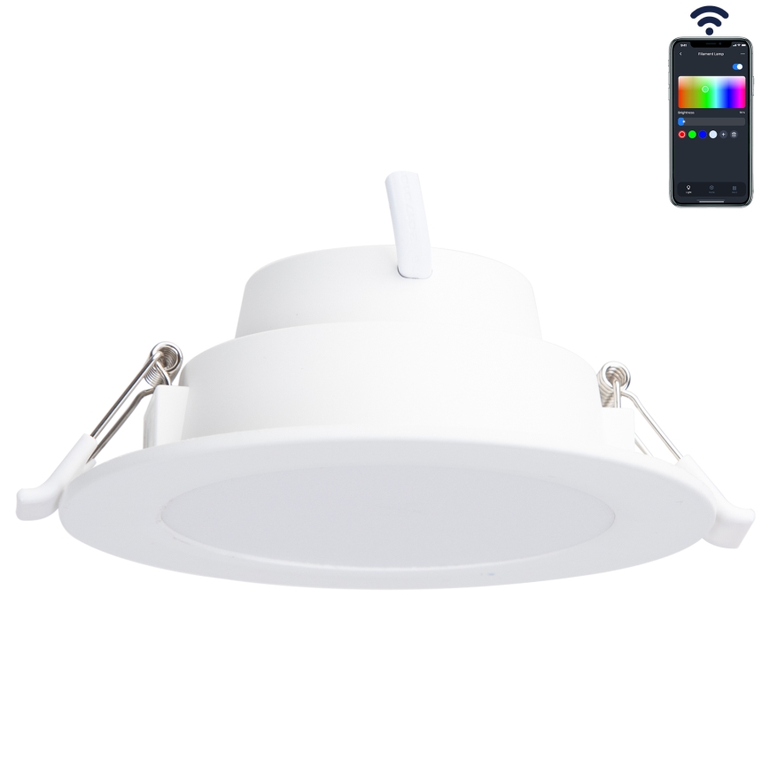 Aigostar - LED RGBW prigušiva ugradna plafonska lampa za kupatilo MESH Smart LED/9W/230V 2700-6500K IP44