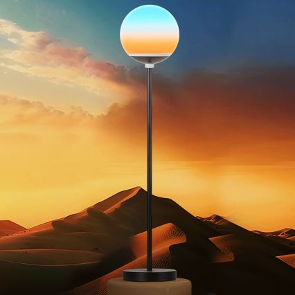 Aigostar - LED RGBW prigušiva podna lampa MESH LED/8W/230V + daljinski upravljač