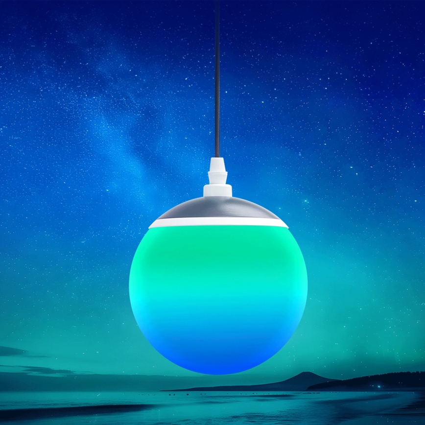 Aigostar - LED RGBW prigušiva luster na sajli MESH LED/8W/230V 2700-6500K bela + daljinski upravljač