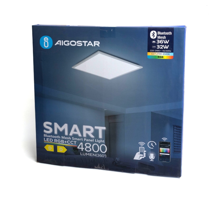Aigostar - LED RGBW prigušiva panel za spušteni plafon MESH LED/36W/230V 60x60 cm