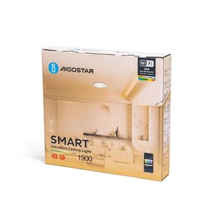 Aigostar - LED RGBW prigušiva plafonska LED/22W/230V 2700-6500K Wi-Fi