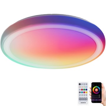 Aigostar - LED RGBW prigušiva plafonska svetiljka za kupatilo MESH Smart LED/24W/230V 3000-6500K IP44 + daljinski upravljač
