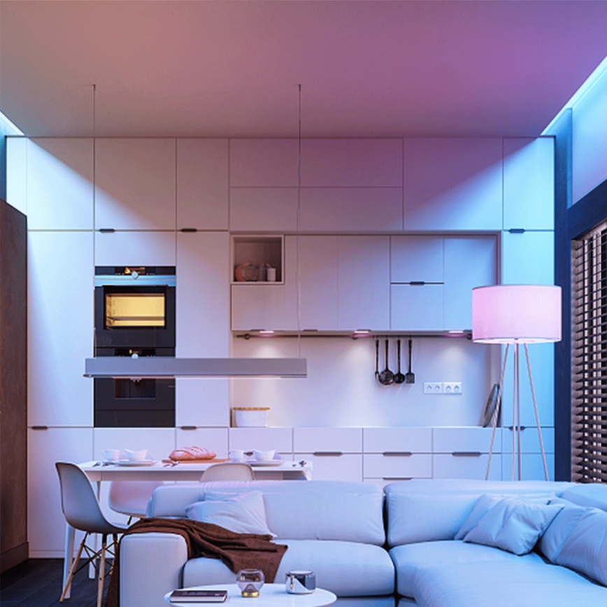 Aigostar - LED RGBW prigušiva sijalica A60 E27/10W/230V 3000K + daljinski upravljač