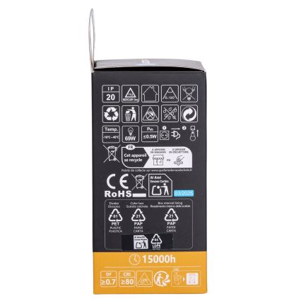 Aigostar - LED RGBW prigušiva sijalica A60 E27/10W/230V 3000K + daljinski upravljač