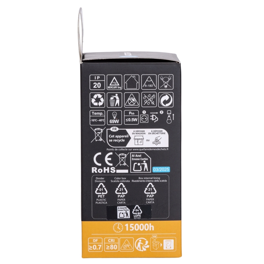 Aigostar - LED RGBW prigušiva sijalica A60 E27/10W/230V 3000K + daljinski upravljač