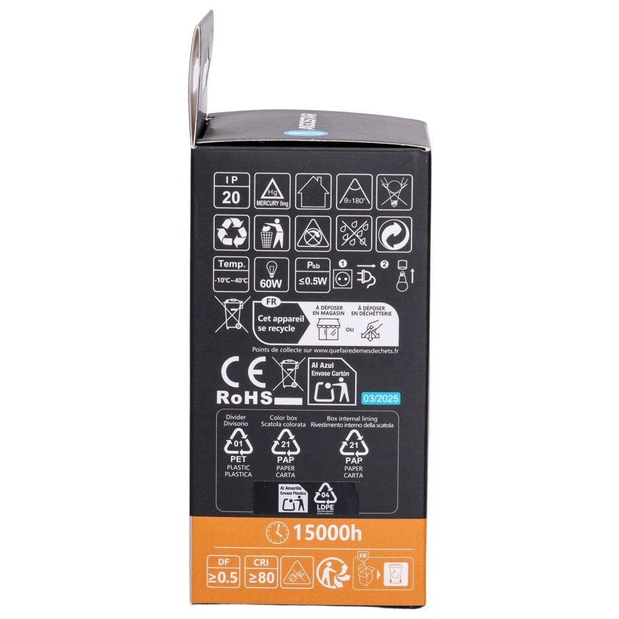 Aigostar - LED RGBW prigušiva sijalica A60 E27/8W/230V 3000K + daljinski upravljač