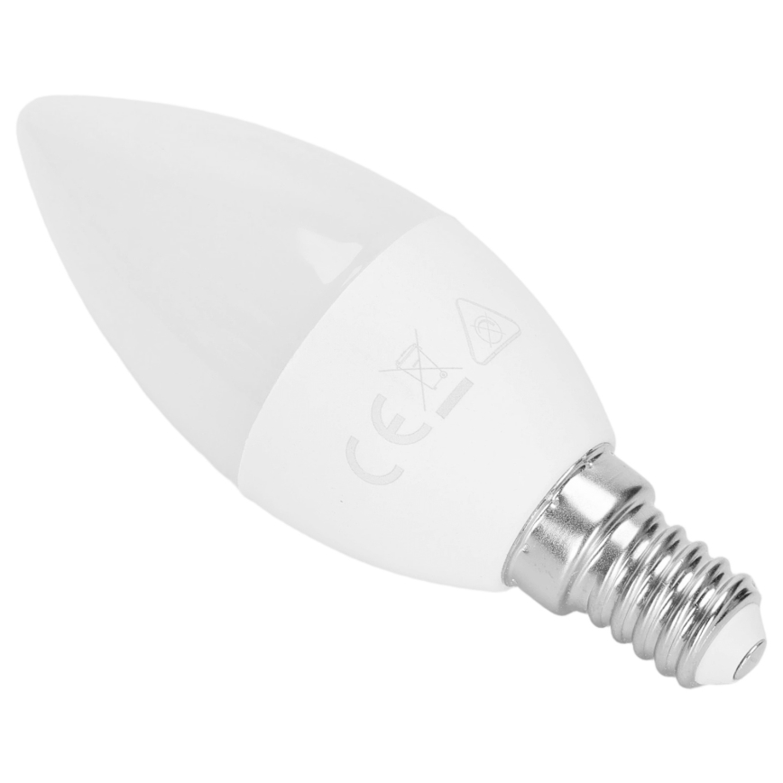 Aigostar - LED RGBW prigušiva sijalica C37 E14/6W/230V 3000K + daljinski upravljač