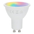 Aigostar - LED RGBW prigušiva sijalica GU10/4,8W/230V 3000K + daljinski upravljač