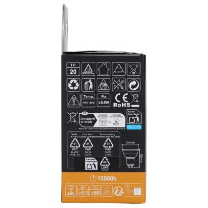 Aigostar - LED RGBW prigušiva sijalica GU10/6W/230V 3000K + daljinski upravljač