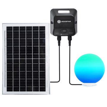 Aigostar - LED RGBW prigušiva spoljašnja lampa MESH LED/35W/3,7V 4000mAh 2700-6500K IP65 prečnik 50 cm + daljinski upravljač