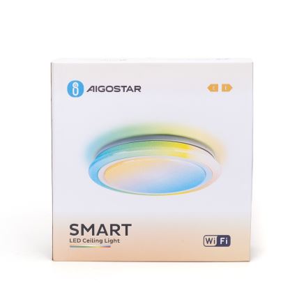 Aigostar - LED RGBW prigušiva kupatilsko svetlo LED/27W/230V 40 cm Wi-Fi IP44