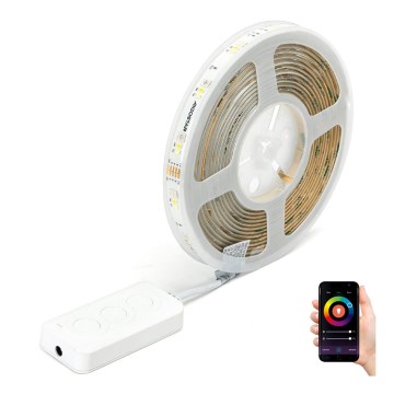 Aigostar - LED RGBW prigušiva traka 5 m MESH Smart LED/24W/230V 2700-6500K + daljinski upravljač