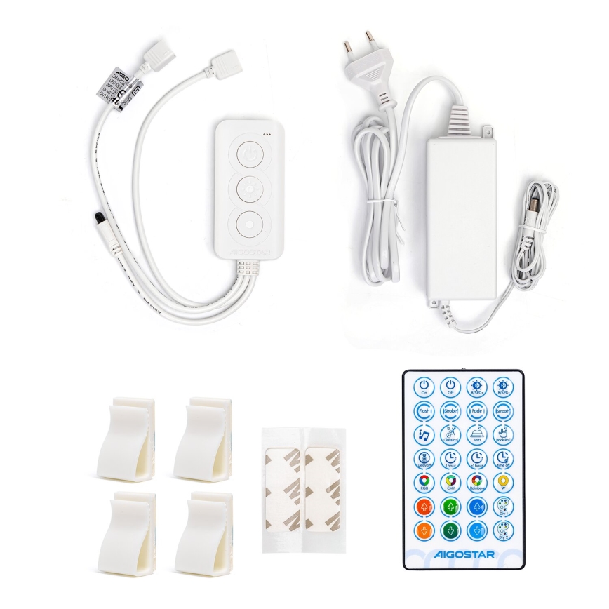 Aigostar - LED RGBW prigušiva traka LED/48W/12V 2x7,5 m Wi-Fi