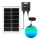 Aigostar - LED RGBW solarni luster sa prigušiva MESH LED/20W/3,7V 4000 mAh 2700K-6500K IP65 prečnik 15 cm