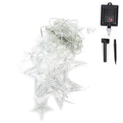 Aigostar - Solarni LED niz 120 LED/8 funkcija 3x0,6 m 500 mAh IP65 višebojno
