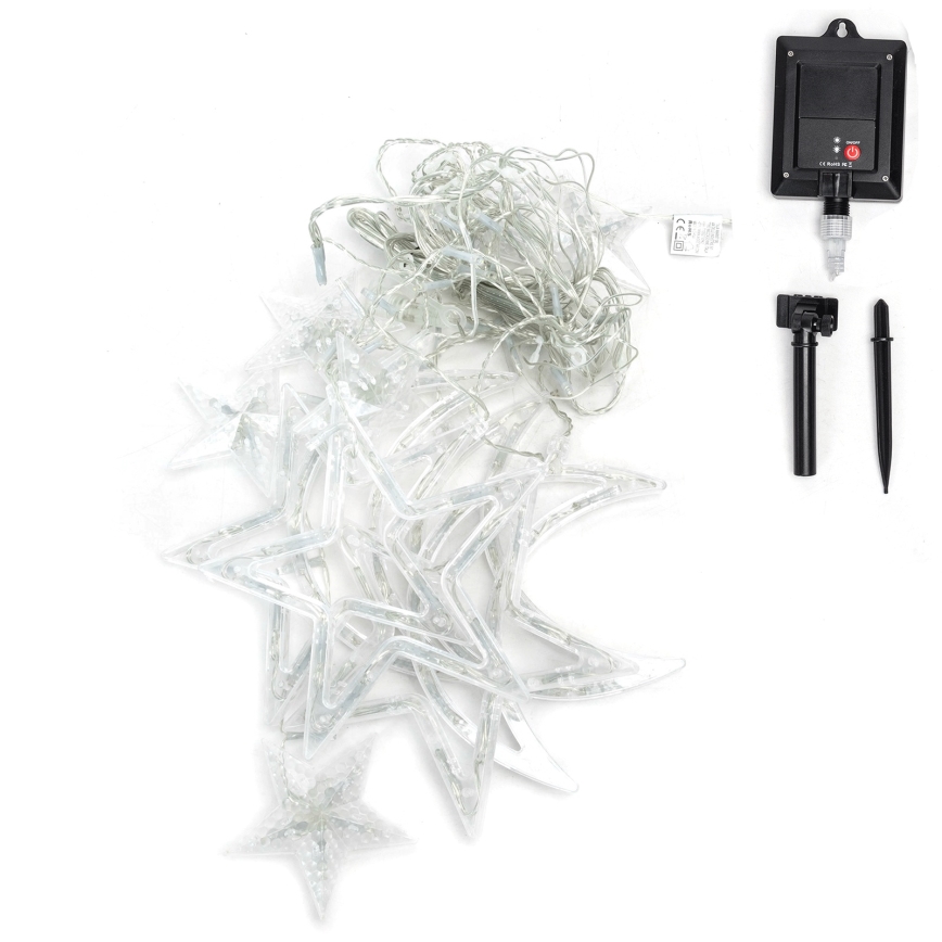 Aigostar - Solarni LED niz 120 LED/8 funkcija 3x0,6 m 500 mAh IP65 višebojno