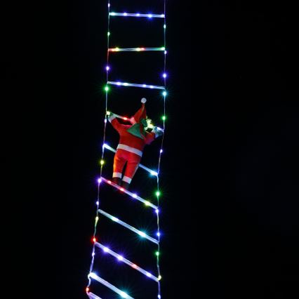 Aigostar - LED spoljašnja božićna dekoracija 154x LED/8 funkcija 1,6 m IP44 višebojna