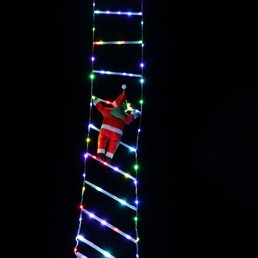 Aigostar - LED spoljašnja božićna dekoracija 154x LED/8 funkcija 1,6 m IP44 višebojna