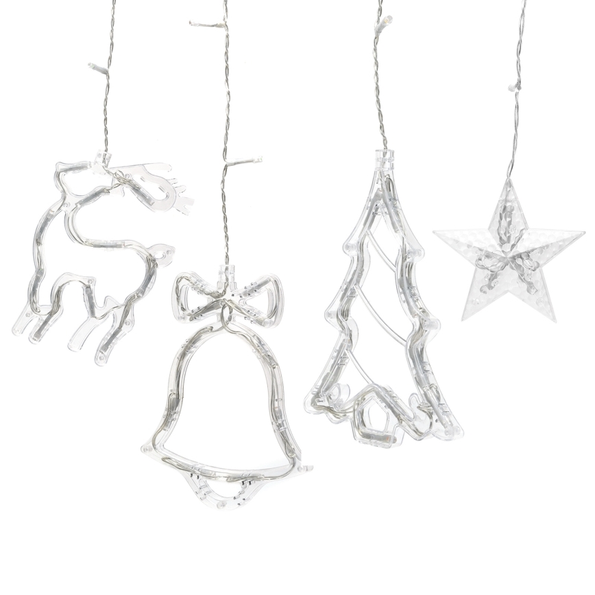 Aigostar - LED RGBY vanjski niz 120xLED/8 funkcija 3x0,6m IP44 višebojno + daljinski upravljač