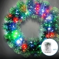 Aigostar - LED RGBY spoljašnji božićni venac 72xLED/3xAA prečnik 50 cm IP44