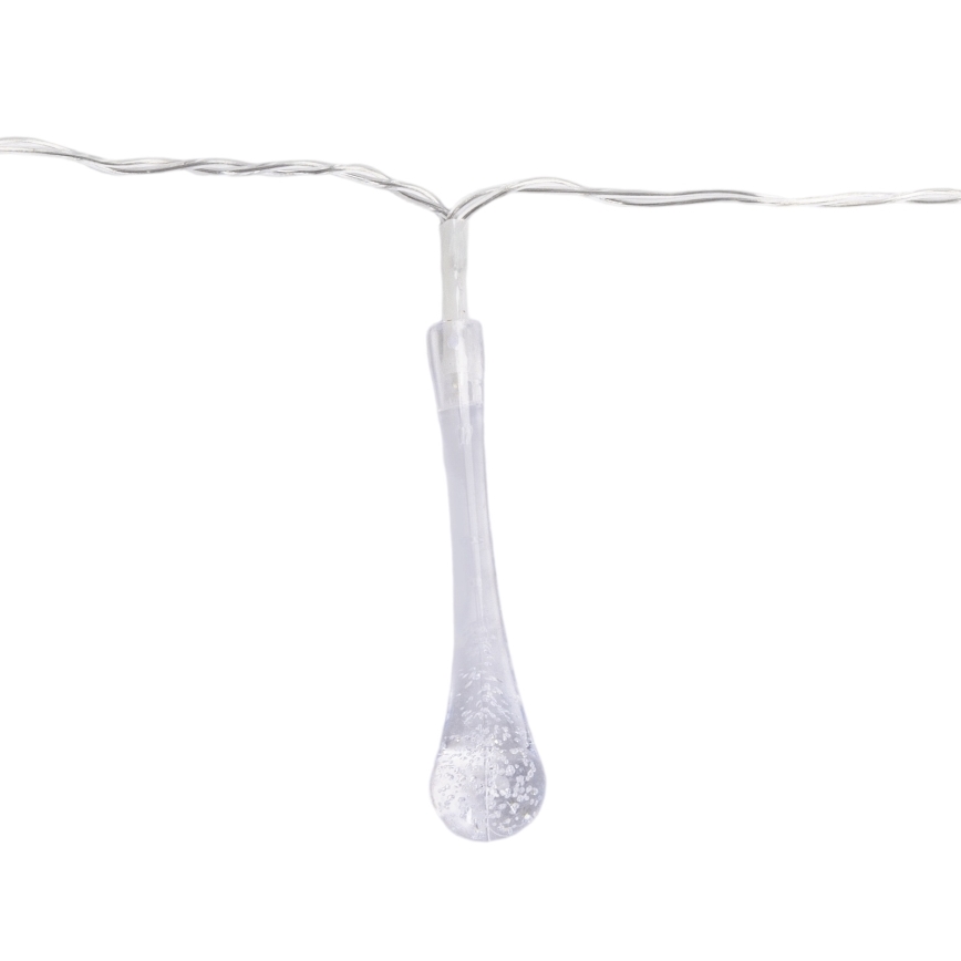 Aigostar - LED spoljašnja girlanda 25xLED/8 funkcija 3xAA 2,5m IP44 višebojne kapljice