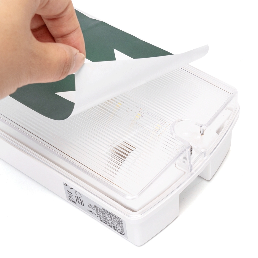 Aigostar - LED sigurnosno svetlo IZLAZ U NUŽDI LED/4W/230V IP65 6500K 600mAh