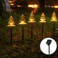 Aigostar - LED solarna božićna svetiljka LED/0,054W/1,2V 1m IP65 topla bela