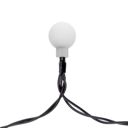 Aigostar - LED solarni dekorativni lanac 50xLED/8 funkcija 12m IP65 800 mAh topla bela