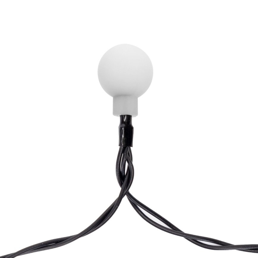 Aigostar - LED solarni dekorativni lanac 50xLED/8 funkcija 12m IP65 800 mAh topla bela