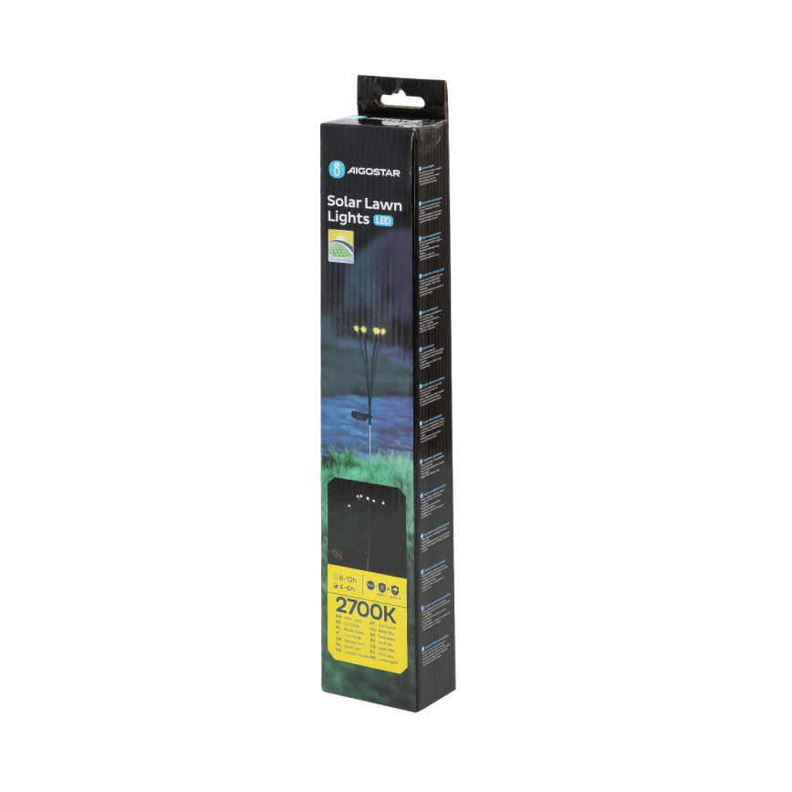 Aigostar - LED solarna dekorativna lampa LED/0,04W/1,2V 68,5cm 300 mAh 2700K IP44