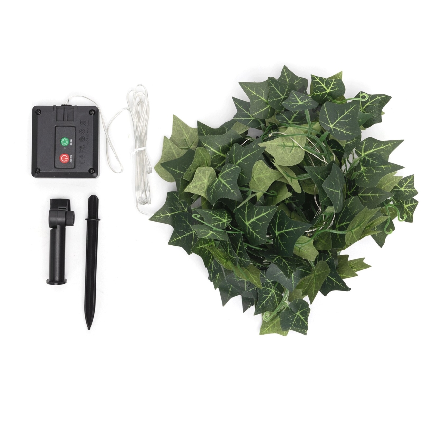 Aigostar - LED solarni lanac 70xLED/4x1m IP65 300 mAh toplo belo ivy