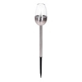 Aigostar - LED solarna lampa LED/0,006W/1,2V 38,2cm mat hrom 2700K IP44 40 mAh