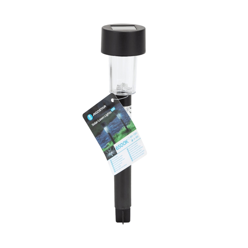 Aigostar - LED solarna lampa LED/0,006W/1,2V 40mAh 6500K IP44 29,5 cm