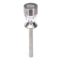Aigostar - LED Solarna lampa LED/1,2 lm/1,2V 35,5cm matni hrom 2700K IP44 100 mAh