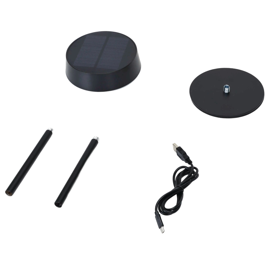 Aigostar - LED solarna lampa LED/2,4W/5V IP44 1800 mAh