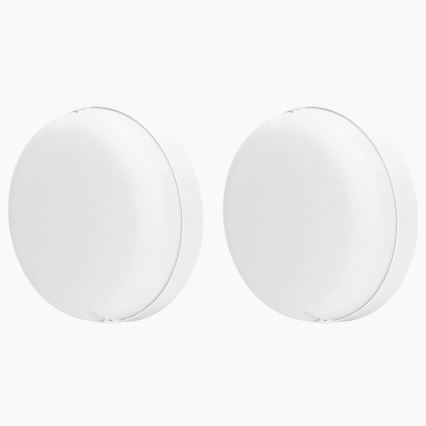 Aigostar - LED solarno svetlo 2xLED/35W/12V 6000 mAh 6500K prečnik 16,8 cm + daljinsko upravljanje