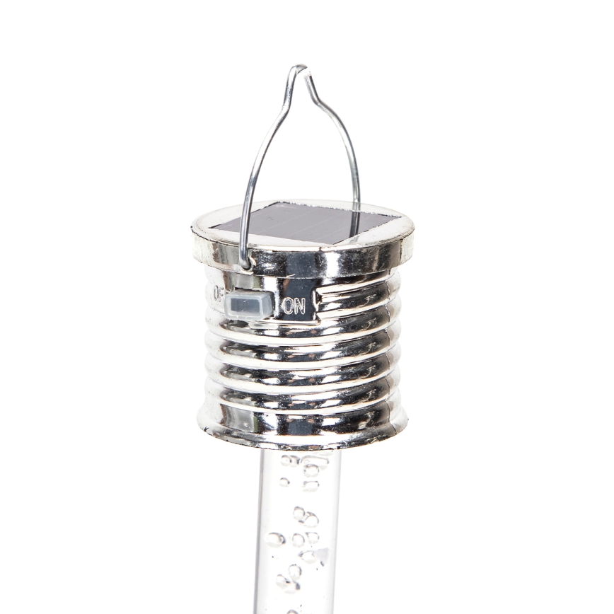 Aigostar - LED solarno svetlo LED/0,006W/1,2V hrom 2700K IP44 40 mAh