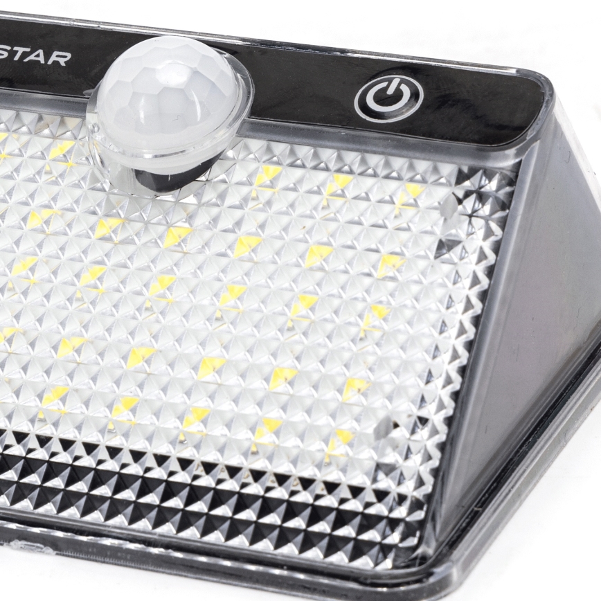 Aigostar - LED solarno svetlo sa senzorom LED/3,7V 6500K 1200 mAh IP65 crna