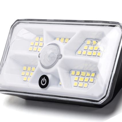 Aigostar - LED solarno svetlo sa senzorom LED/3,7V 6500K 500 mAh IP65 crno