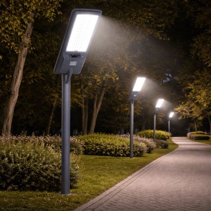Aigostar - LED solarna ulična lampa sa senzorom LED/300W/3,2V 3600mAh + daljinsko upravljanje
