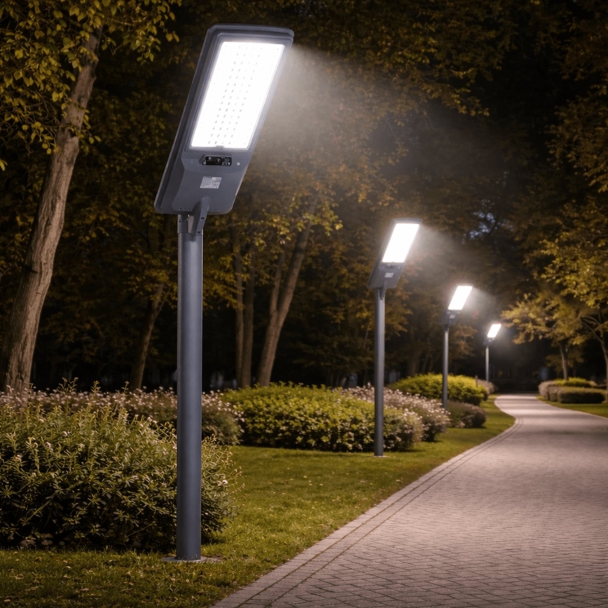 Aigostar - LED solarna ulična lampa sa senzorom LED/300W/3,2V 3600mAh + daljinsko upravljanje