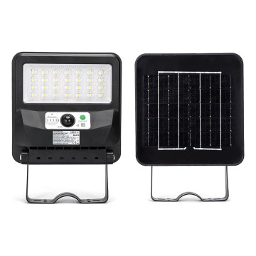 Aigostar - LED solarna ulična lampa sa senzorom LED/50W/3,2V 1000mAh 6500K + daljinski upravljač