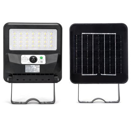 Aigostar - LED solarna ulična lampa sa senzorom LED/50W/3,2V 1000mAh 6500K + daljinski upravljač