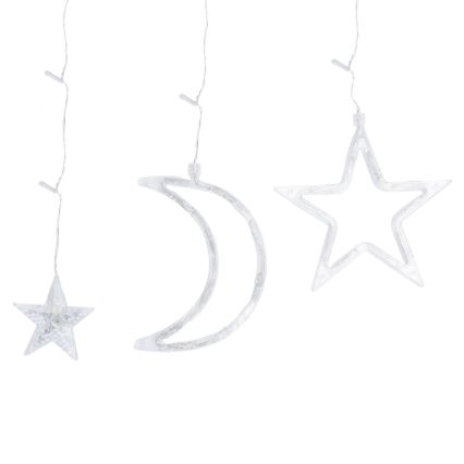 Aigostar - LED solarni lanac 120xLED/8 funkcija 3x0,6m 500 mAh IP65 hladna bela