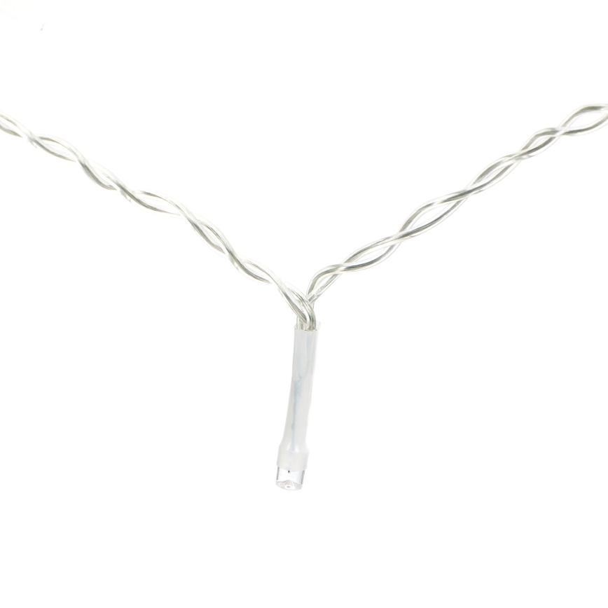 Aigostar - LED solarni lanac 120xLED/8 funkcija 3x0,6m 500 mAh IP65 hladna bela