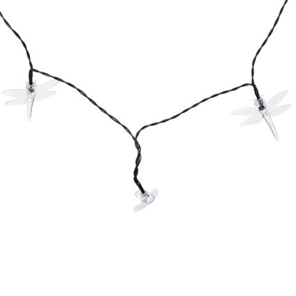 Aigostar - LED solarni dekorativni niz 50xLED/8 funkcija 10 m 800 mAh IP65 topla bela