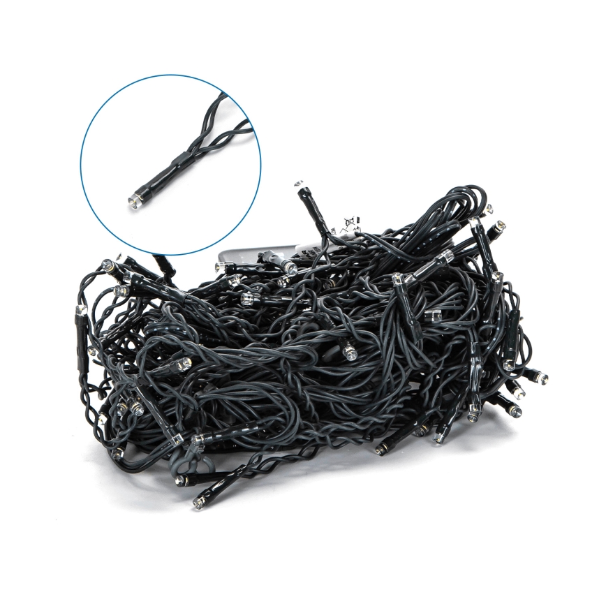 Aigostar - LED solarni lanac 100xLED/8 funkcija 8x0,6m 800 mAh IP65 topla bela