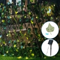 Aigostar - LED solarni lanac 102xLED/2x0,7m IP65 300 mAh topla bela ivy