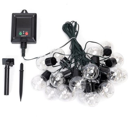Aigostar - LED solarni lanac 20x LED / 8 režima, 11,5 m, IP65, višebojni